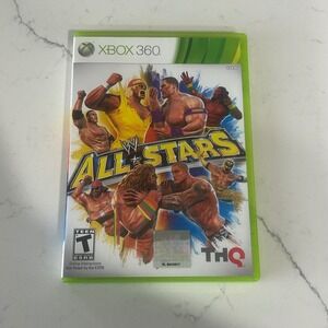 WWE All Stars Microsoft Xbox 360 2011 THQ Wrestling Fighting Game CIB NTSC